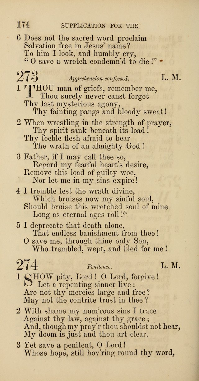Hymns: selected and original, for public and  private worship (4th ed. 3rd rev. ed.) page 186