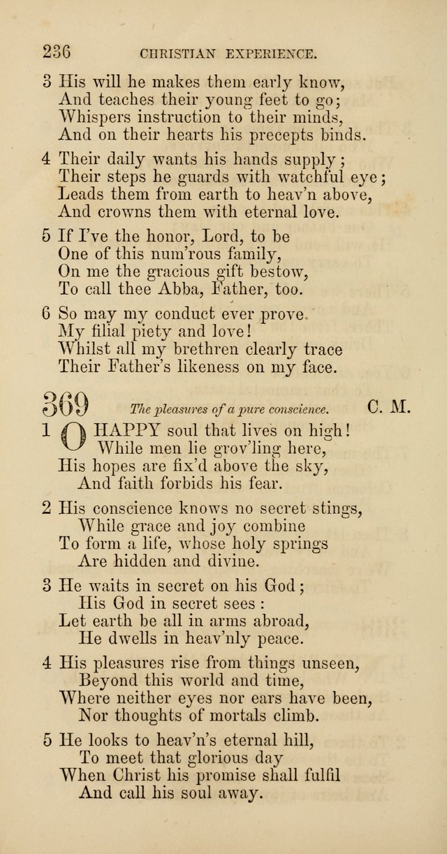Hymns: selected and original, for public and  private worship (4th ed. 3rd rev. ed.) page 254