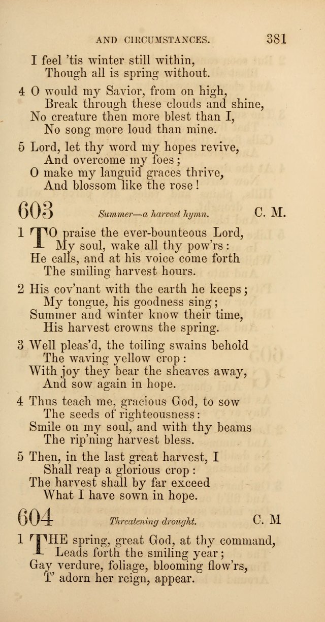 Hymns: selected and original, for public and  private worship (4th ed. 3rd rev. ed.) page 403