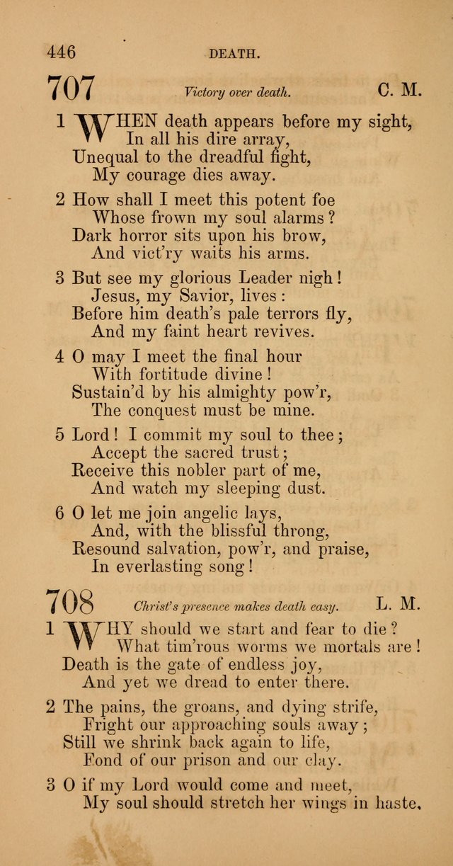 Hymns: selected and original, for public and  private worship (4th ed. 3rd rev. ed.) page 472