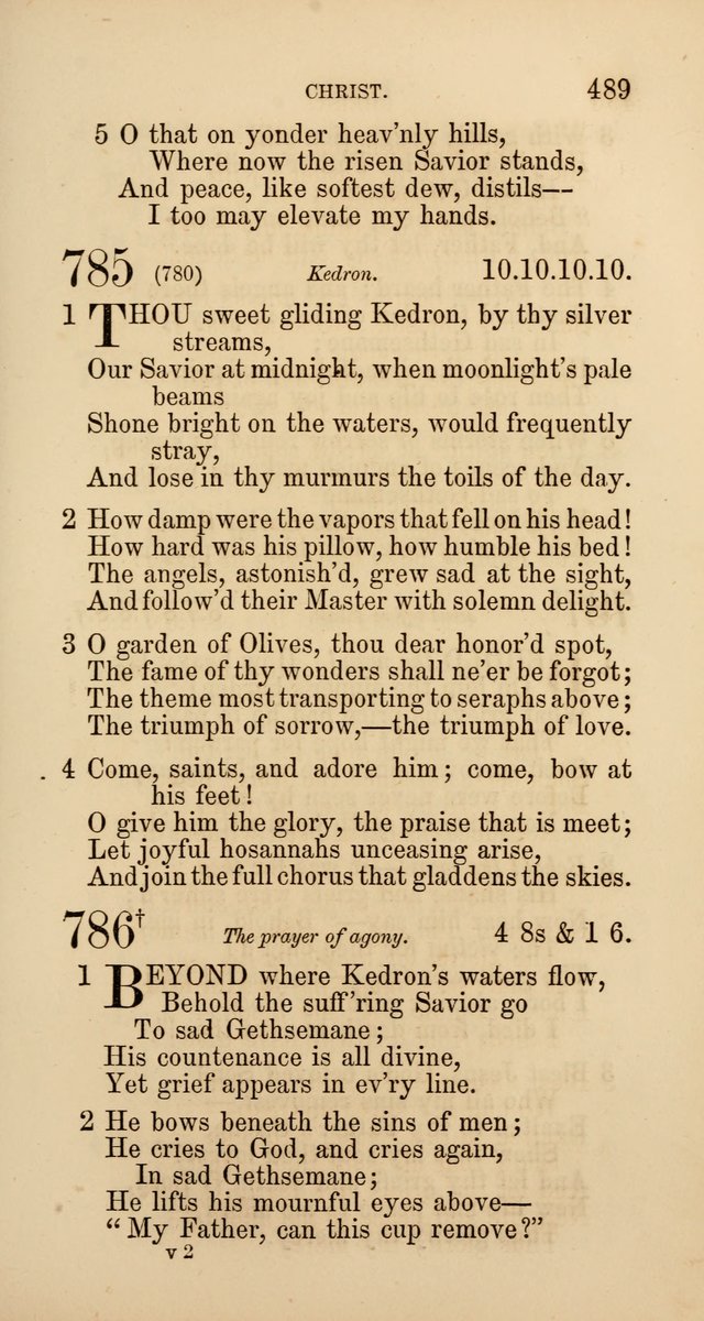 Hymns: selected and original, for public and  private worship (4th ed. 3rd rev. ed.) page 515