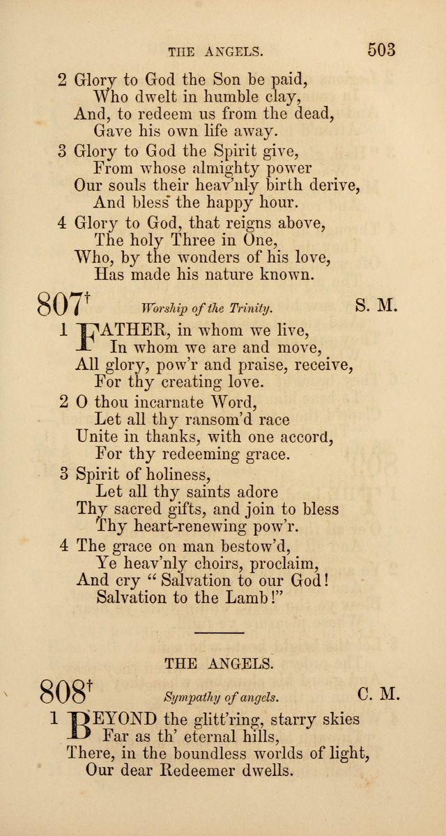Hymns: selected and original, for public and  private worship (4th ed. 3rd rev. ed.) page 529