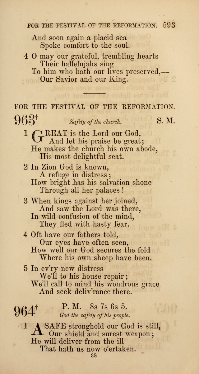 Hymns: selected and original, for public and  private worship (4th ed. 3rd rev. ed.) page 621