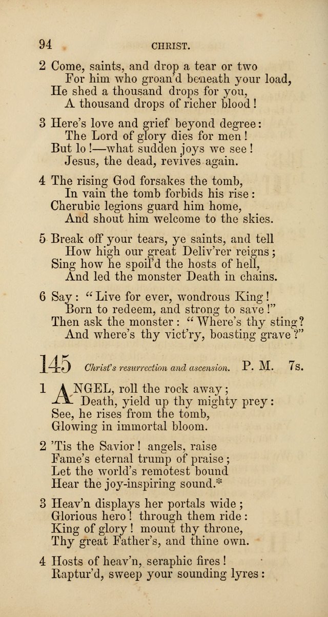 Hymns: selected and original, for public and  private worship (4th ed. 3rd rev. ed.) page 98