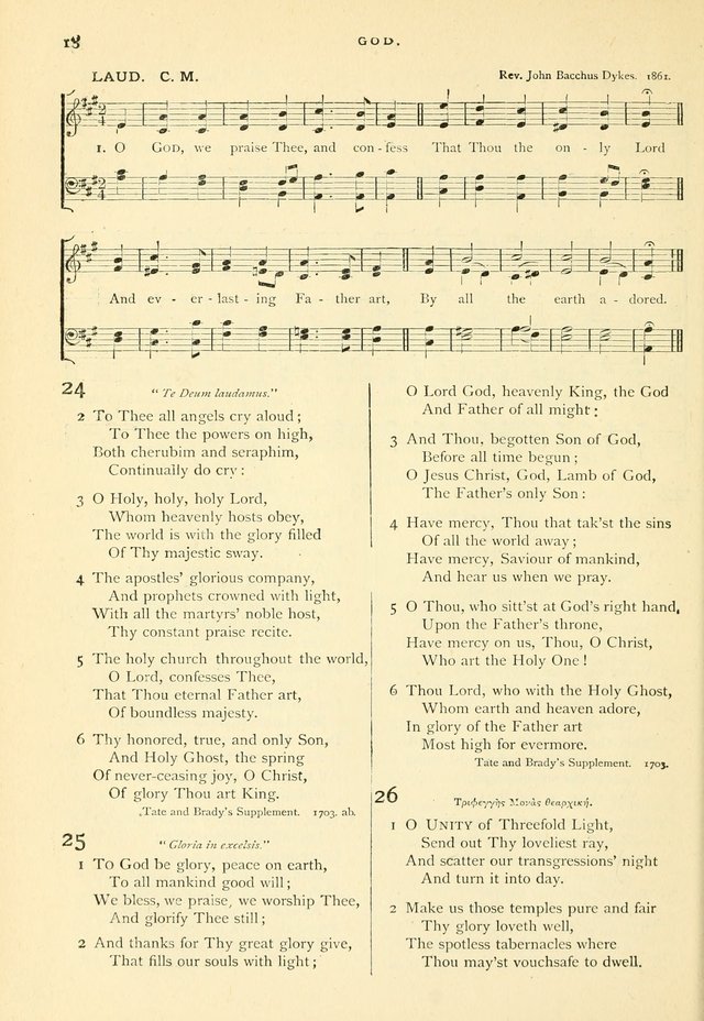 Hymns and Songs of Praise for Public and Social Worship page 18