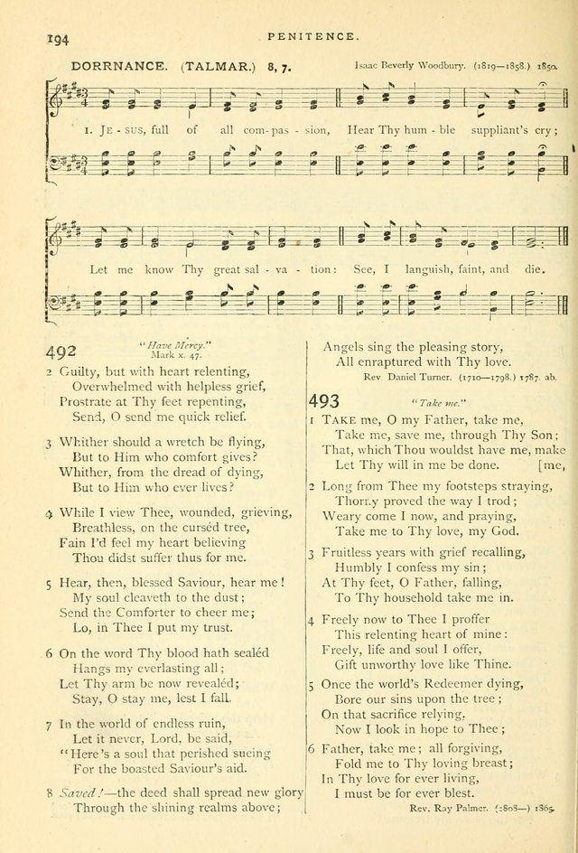 Hymns and Songs of Praise for Public and Social Worship page 196
