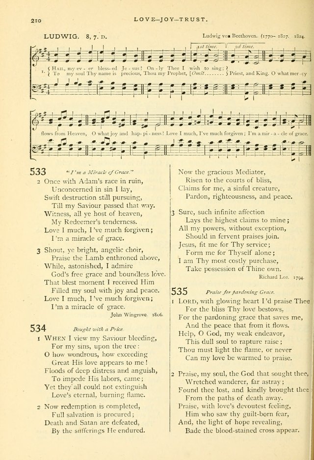 Hymns and Songs of Praise for Public and Social Worship page 212