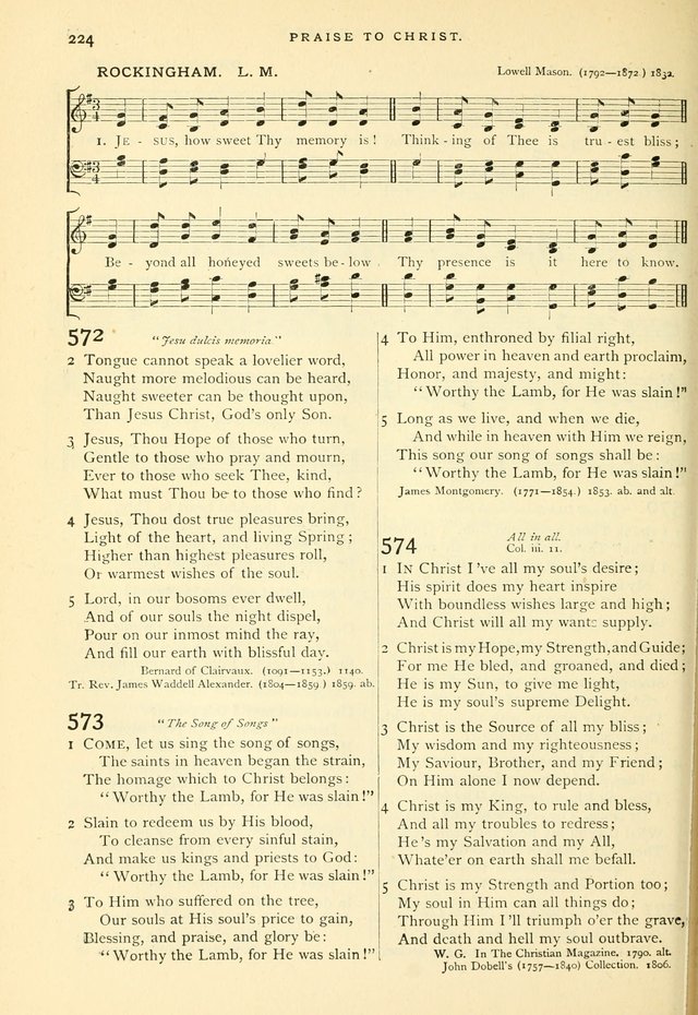 Hymns and Songs of Praise for Public and Social Worship page 228