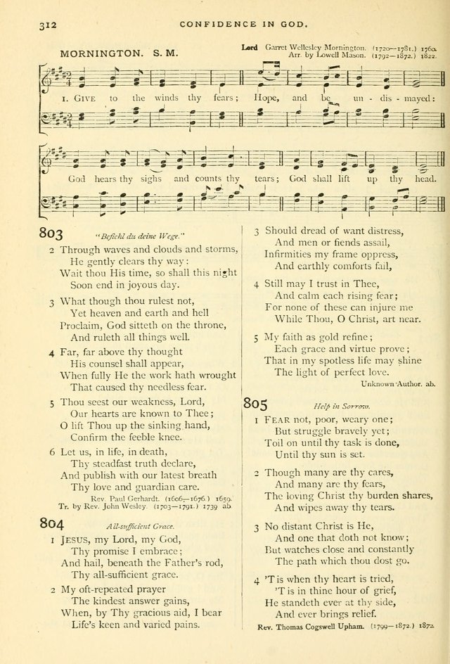 Hymns and Songs of Praise for Public and Social Worship page 318