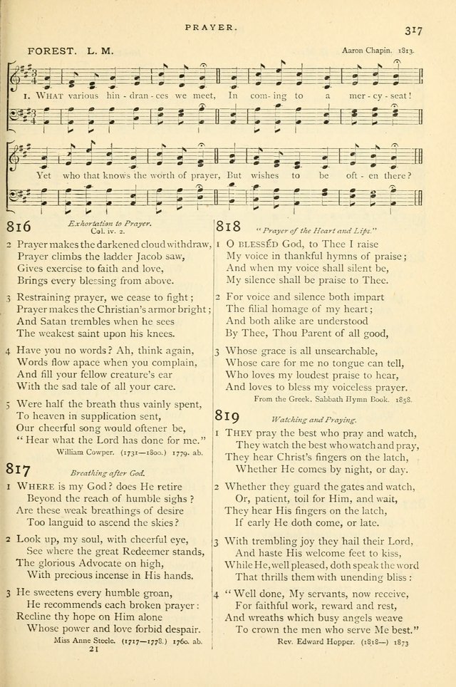 Hymns and Songs of Praise for Public and Social Worship page 323
