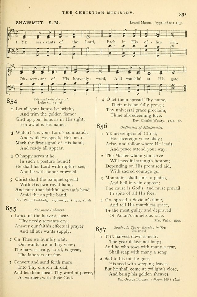 Hymns and Songs of Praise for Public and Social Worship page 337