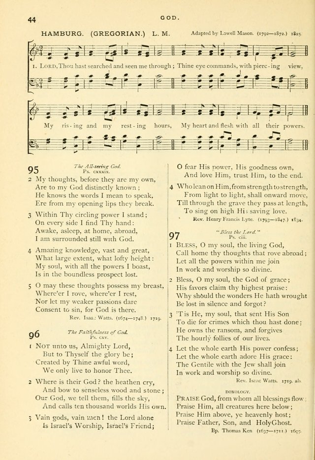 Hymns and Songs of Praise for Public and Social Worship page 44