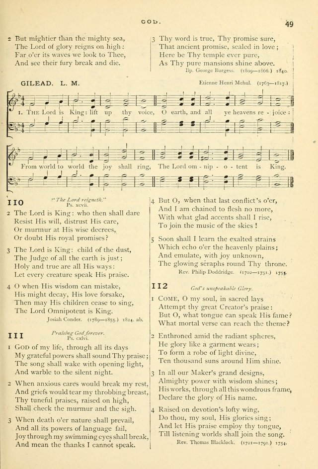 Hymns and Songs of Praise for Public and Social Worship page 49