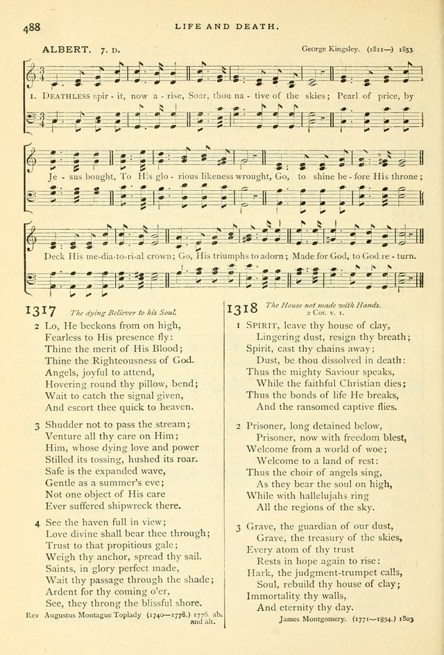 Hymns and Songs of Praise for Public and Social Worship page 496