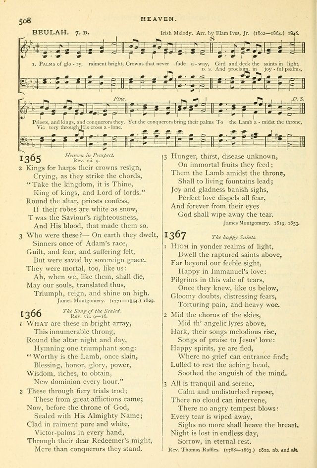 Hymns and Songs of Praise for Public and Social Worship page 522