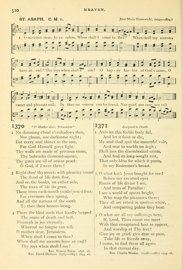 Hymns and Songs of Praise for Public and Social Worship page 524
