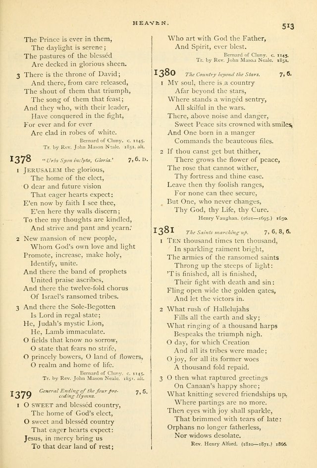Hymns and Songs of Praise for Public and Social Worship page 527