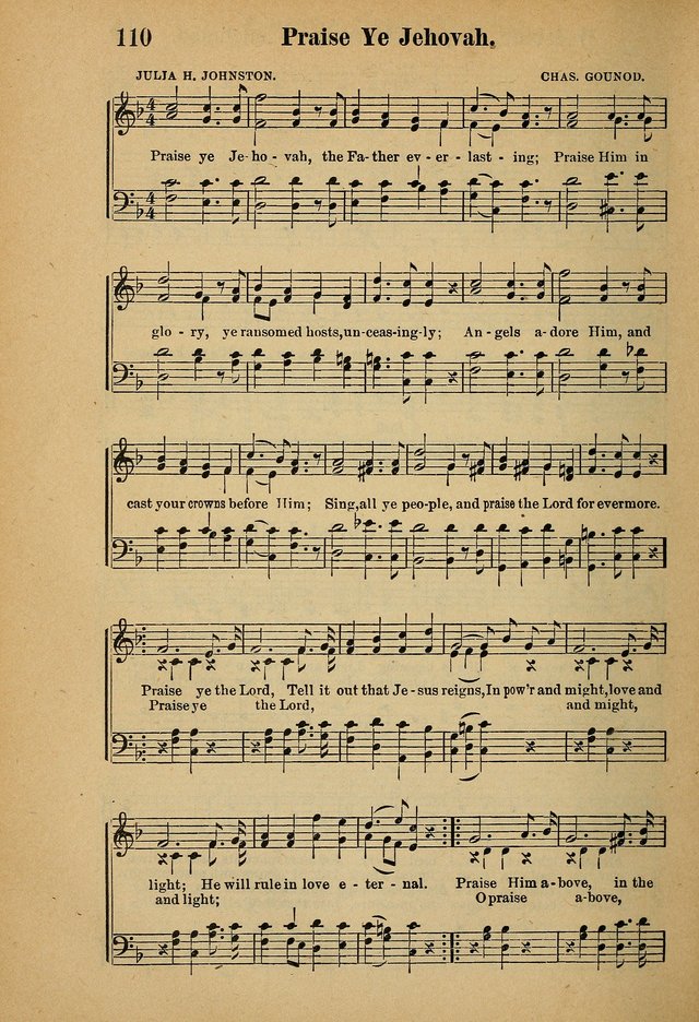 Hymns and Spiritual Songs page 110