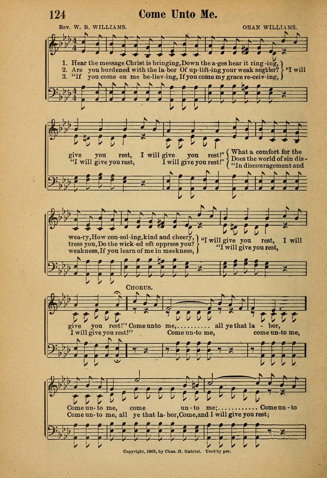 Hymns and Spiritual Songs page 124