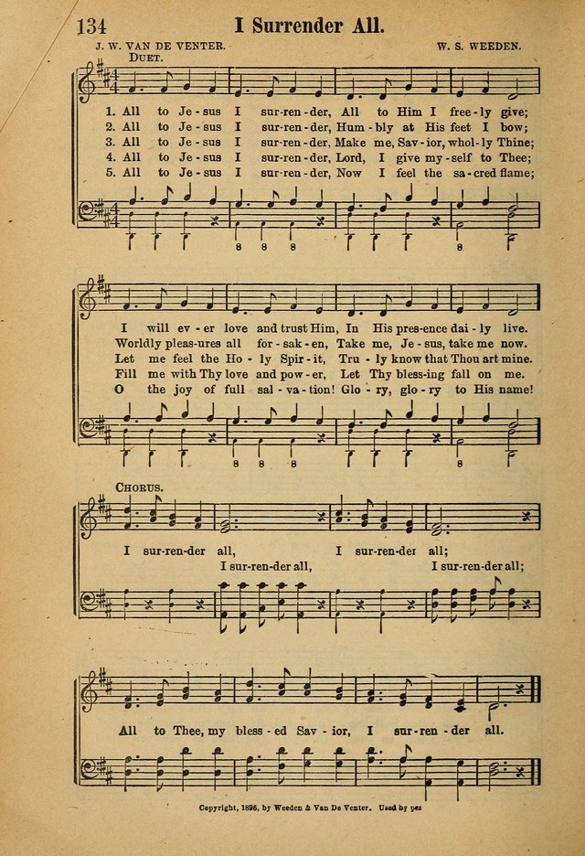 Hymns and Spiritual Songs page 134