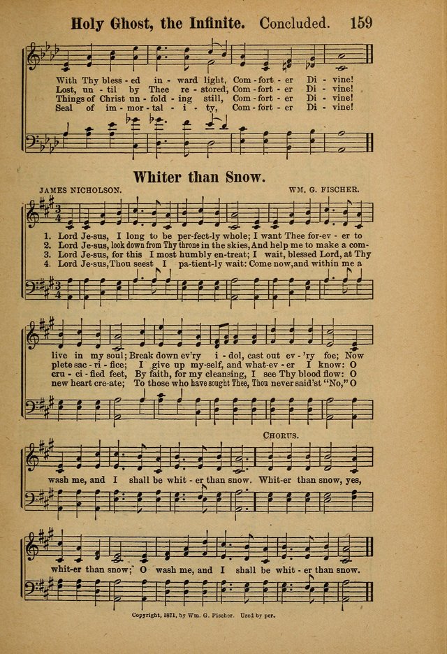 Hymns and Spiritual Songs page 159