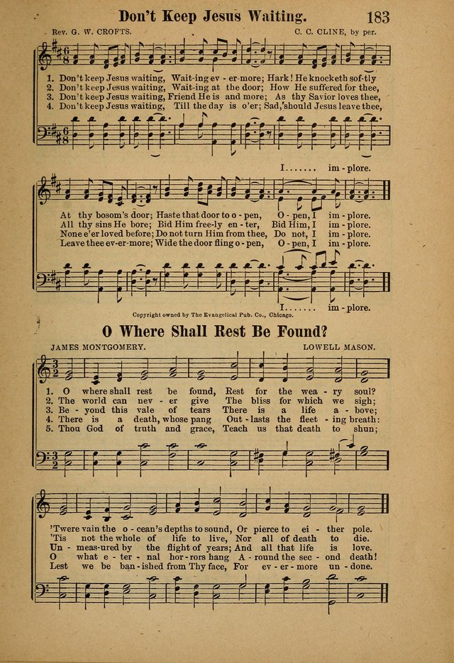 Hymns and Spiritual Songs page 181