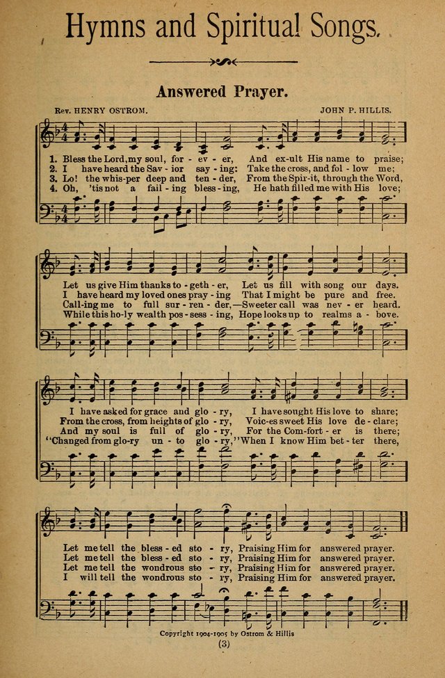 Hymns and Spiritual Songs page 3