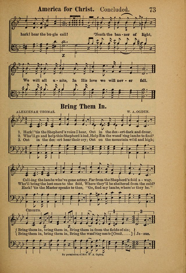 Hymns and Spiritual Songs page 73
