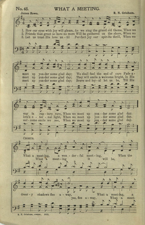 Hallelujahs: for Sunday Schools, Singing-Schools, Revivals, Conventions and General Use in Christian Work and Worship page 48