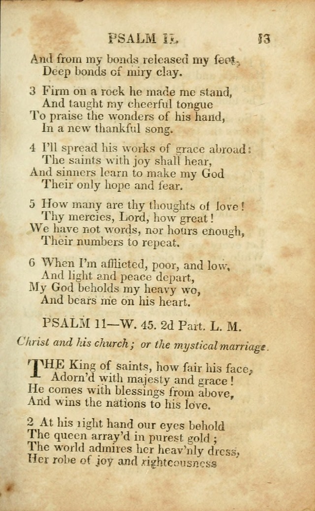 Hymns and Spiritual Songs, Original and Selected, for the Use of Christians. (8th ed.) page 10
