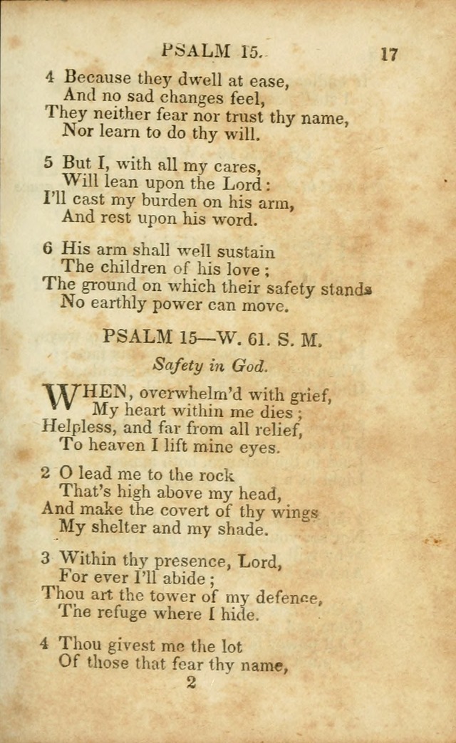 Hymns and Spiritual Songs, Original and Selected, for the Use of Christians. (8th ed.) page 14