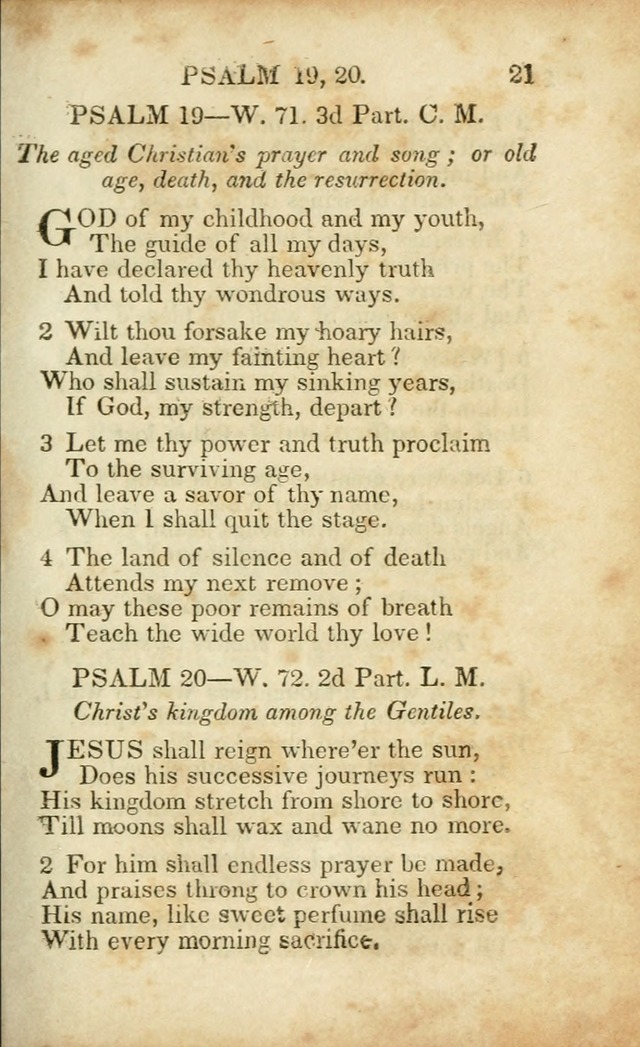 Hymns and Spiritual Songs, Original and Selected, for the Use of Christians. (8th ed.) page 18