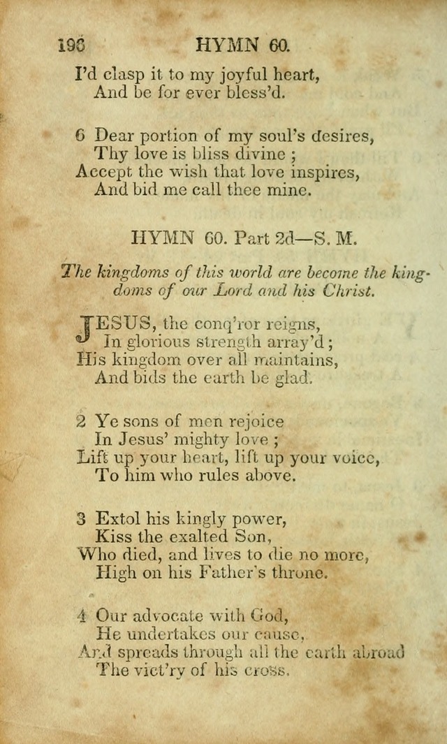 Hymns and Spiritual Songs, Original and Selected, for the Use of Christians. (8th ed.) page 201