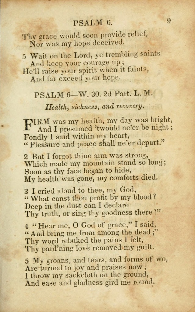 Hymns and Spiritual Songs, Original and Selected, for the Use of Christians. (8th ed.) page 6
