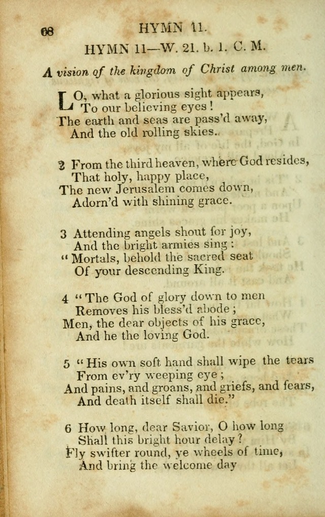 Hymns and Spiritual Songs, Original and Selected, for the Use of Christians. (8th ed.) page 65