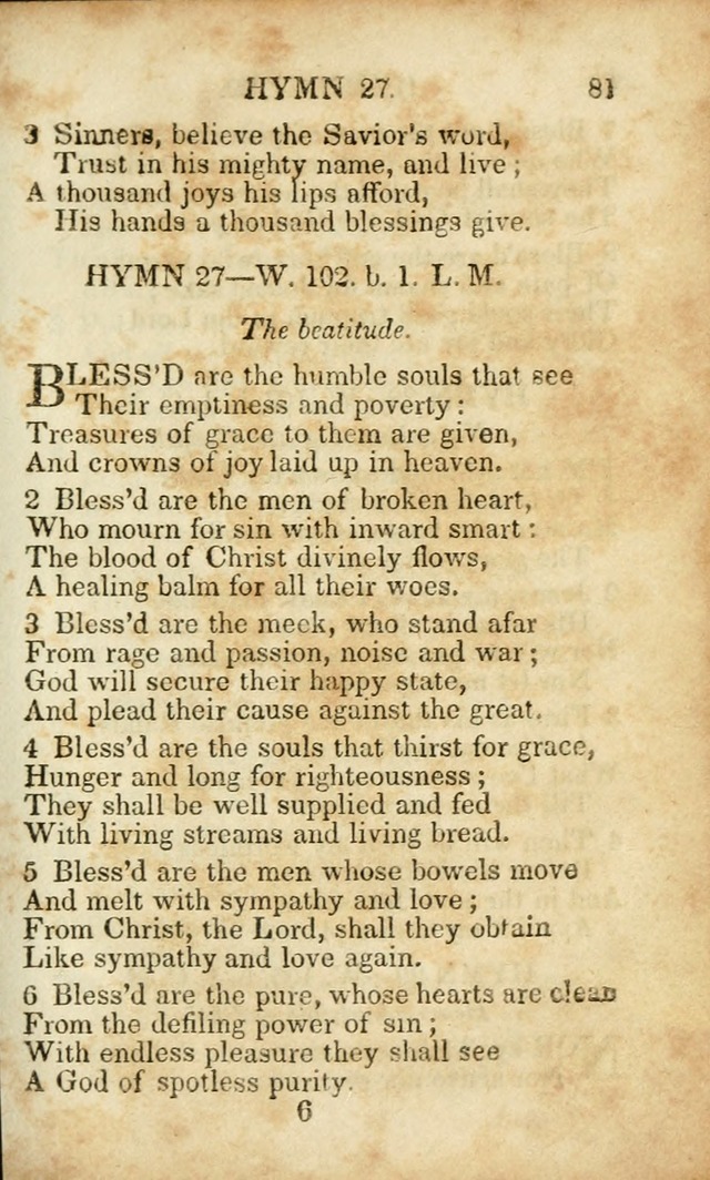 Hymns and Spiritual Songs, Original and Selected, for the Use of Christians. (8th ed.) page 82
