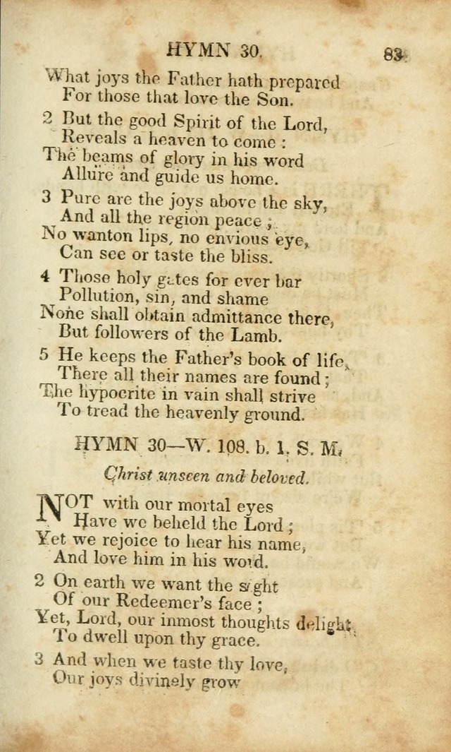 Hymns and Spiritual Songs, Original and Selected, for the Use of Christians. (8th ed.) page 84