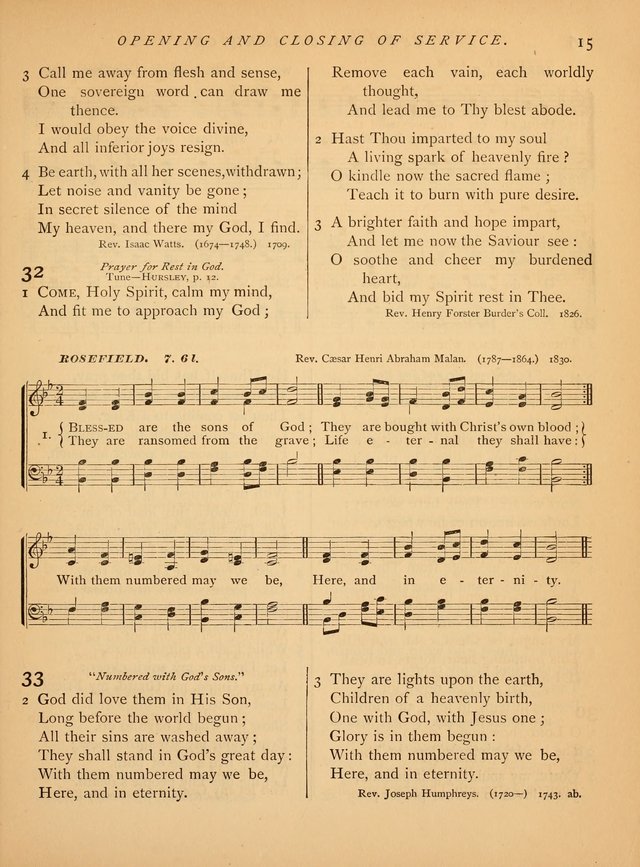 Hymns and Songs for Social and Sabbath Worship page 16