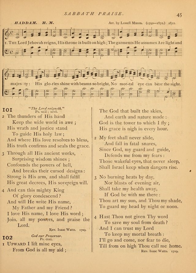 Hymns and Songs for Social and Sabbath Worship page 46