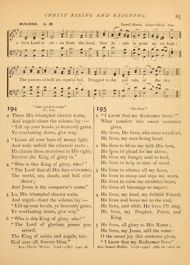 Hymns and Songs for Social and Sabbath Worship page 88