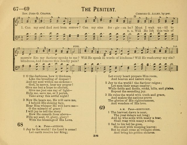 Hymn Service for the Sunday School page 38