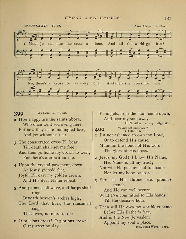 Hymns and Songs for Social and Sabbath Worship. (Rev. ed.) page 181