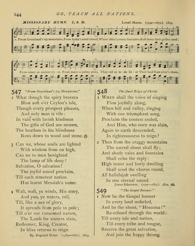 Hymns and Songs for Social and Sabbath Worship. (Rev. ed.) page 244