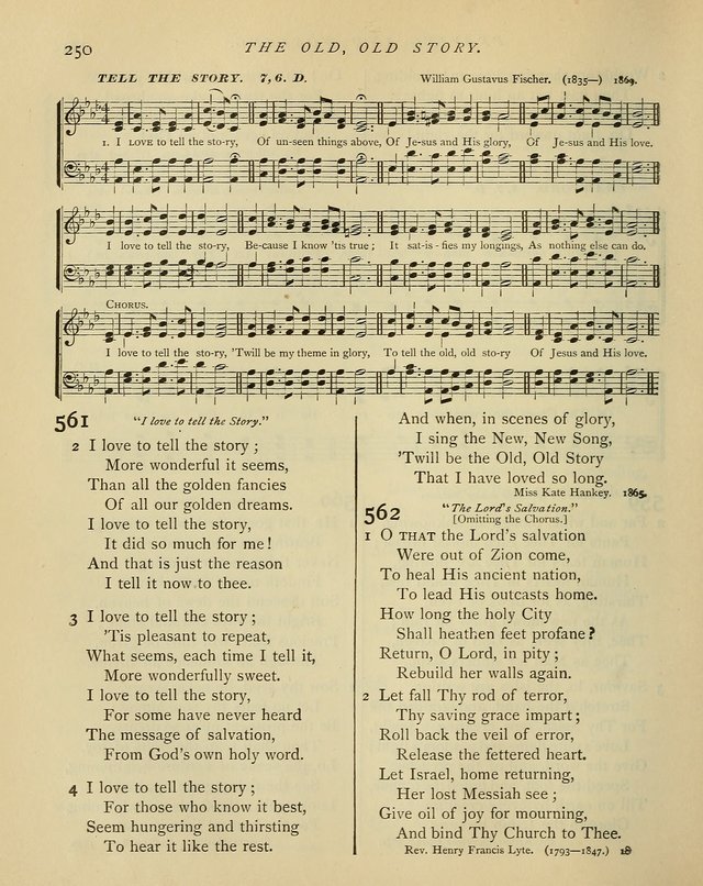 Hymns and Songs for Social and Sabbath Worship. (Rev. ed.) page 250