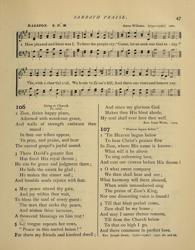 Hymns and Songs for Social and Sabbath Worship. (Rev. ed.) page 47