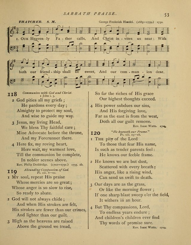 Hymns and Songs for Social and Sabbath Worship. (Rev. ed.) page 53