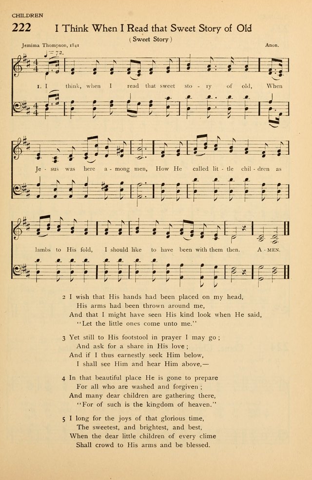 Hymns and Songs for the Sunday School page 221