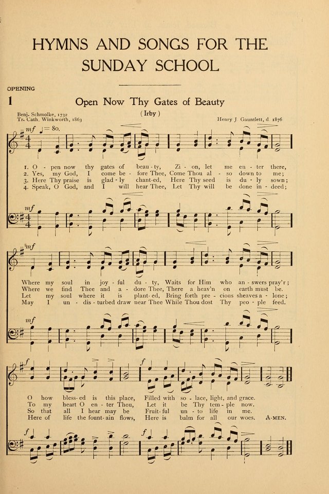 Hymns and Songs for the Sunday School page 31