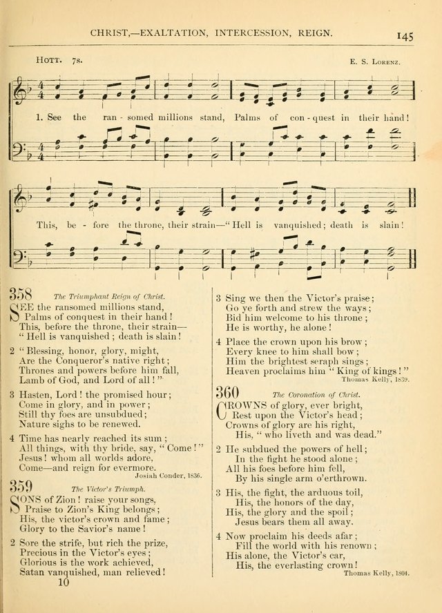 Hymns for the Sanctuary and Social Worship: with tunes page 145