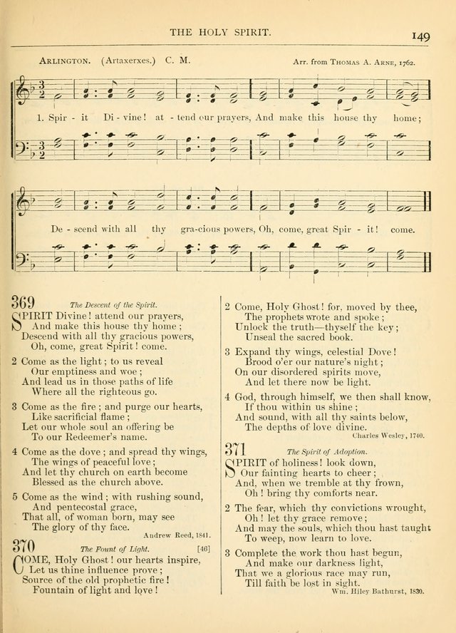 Hymns for the Sanctuary and Social Worship: with tunes page 149